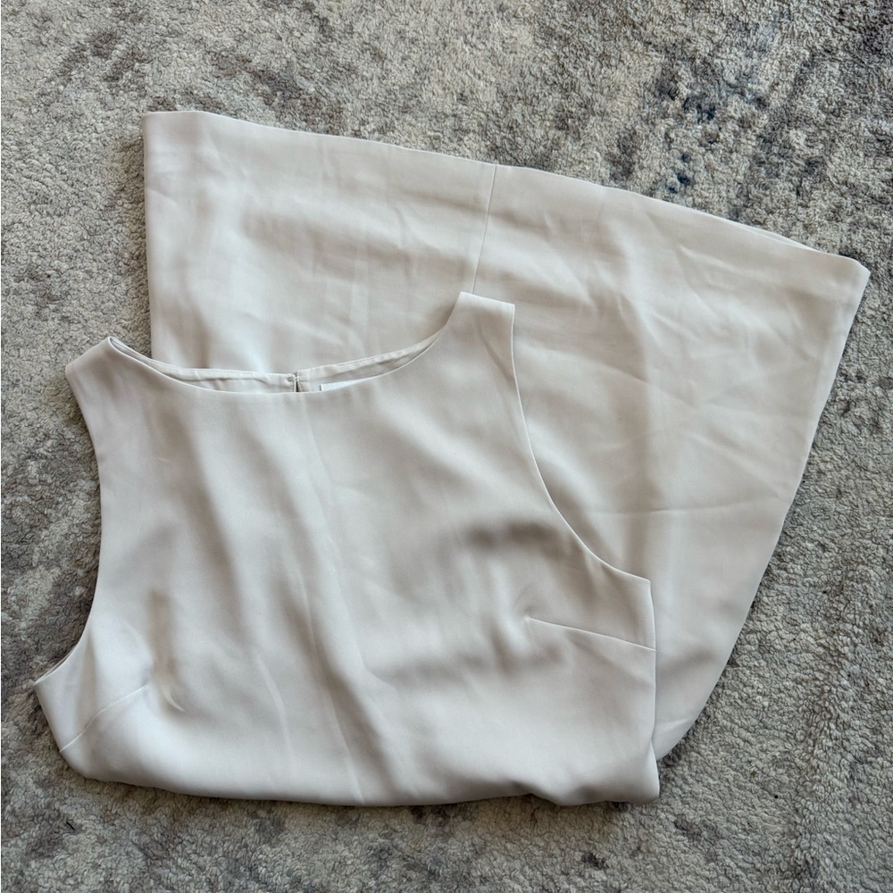 Aritzia Babaton Off White Ivory Spectre Dress - Size 6 - Picture 6 of 8